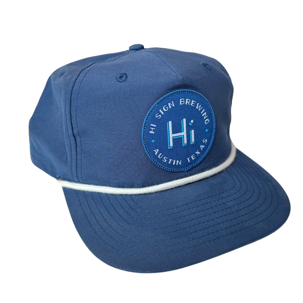 Hi Sign Brewing Navy 5-Panel Woven Patch